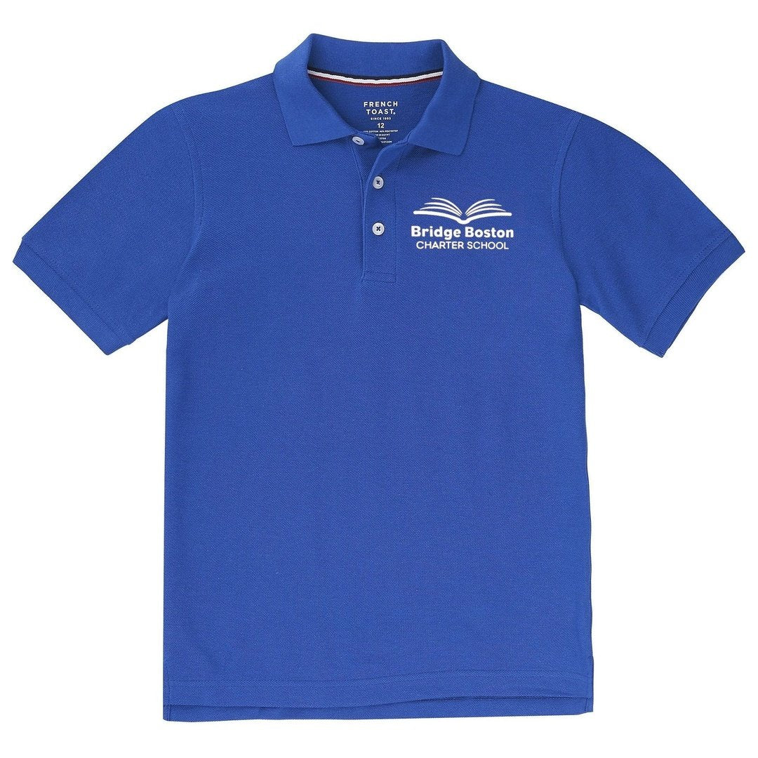 Bridge Boston Charter Short Sleeve Royal Polo - Adult