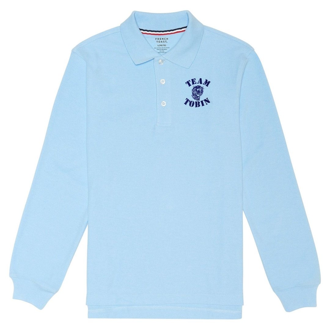 Maurice J. Tobin Long Sleeve Polo - Husky Kids