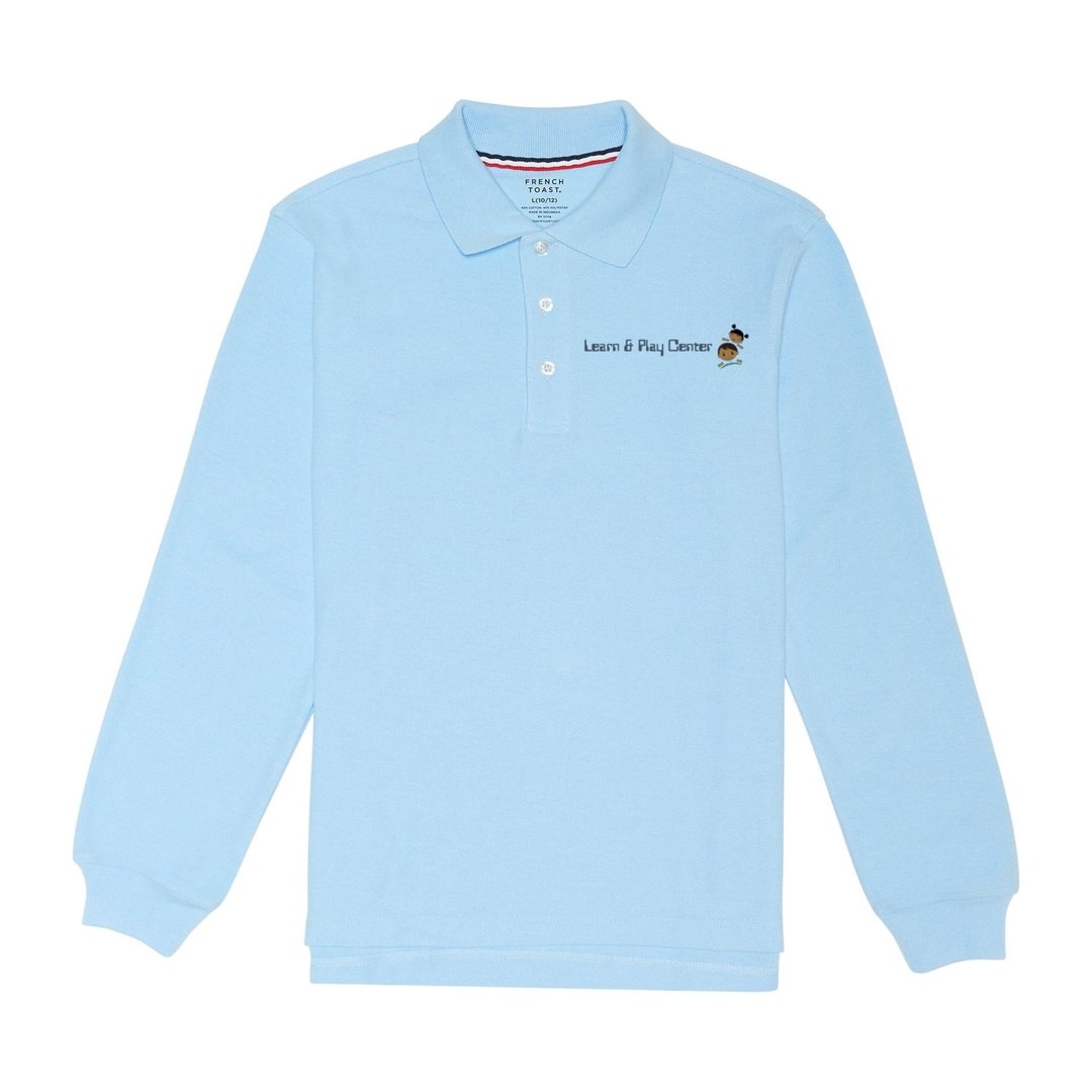 Learn &amp; Play Long Sleeve Polo -Boys