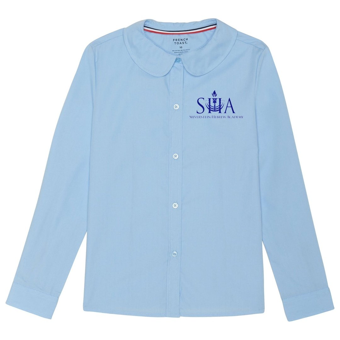 Silverstein Hebrew Academy Long Sleeve Blouse - Girls Plus Size