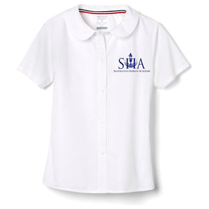 Silverstein Hebrew Academy Short Sleeve Blouse - Girls Plus Size