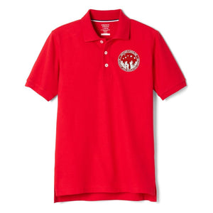MCA- Red Short Sleeve Polo Embroidered - 8th Grade- Kids