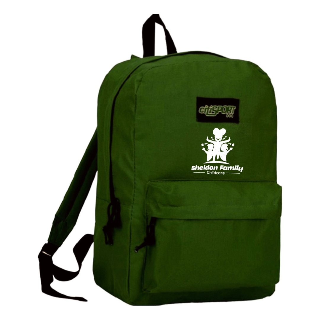 Sheldon Family Childcare 17" Citi Sport Solid Backpack