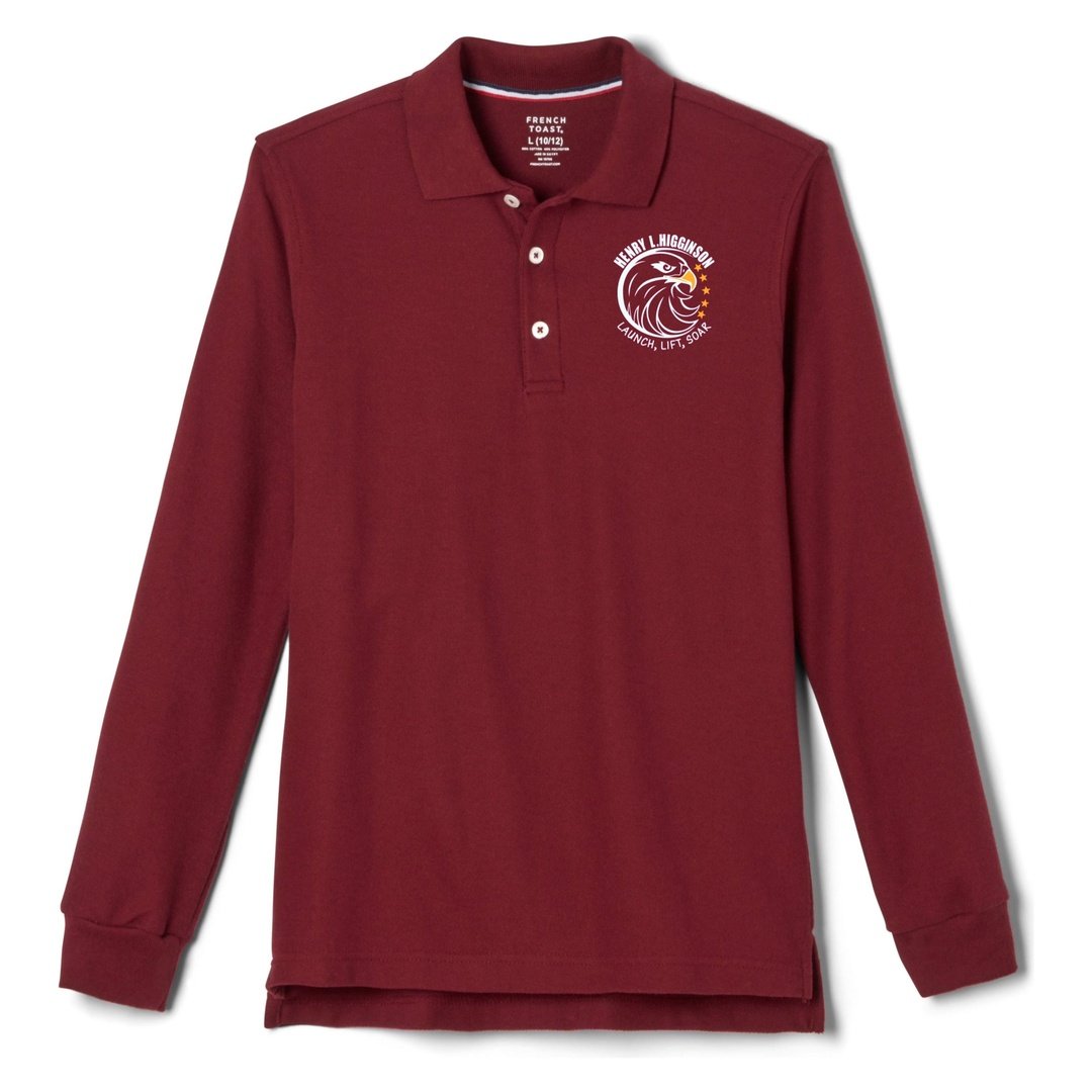 Higginson Inclusion K0-2 Long Sleeve Polo - Husky Kids