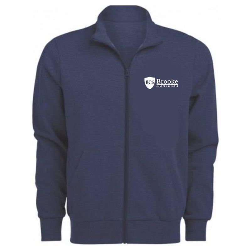 Brooke Charter Full Zip Mock Neck Fleece Sweatshirt - Kids
