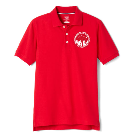MCA - Red Short Sleeve Polo - 8th Grade - Adult