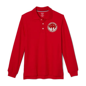 MCA - Red Long Sleeve Polo Embroidered - 8th Grade  - Adult