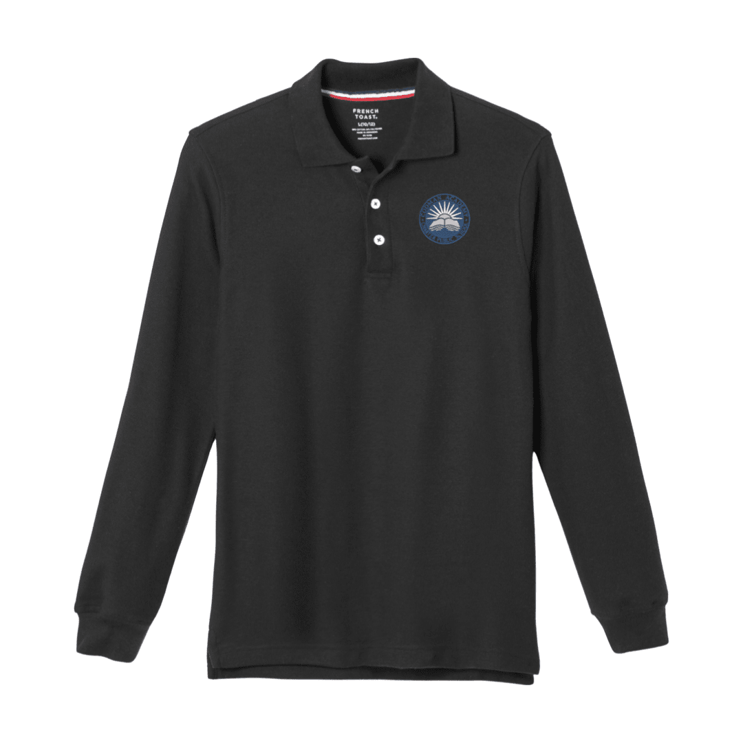 Codman Academy Black Long Sleeve Polo - Adult