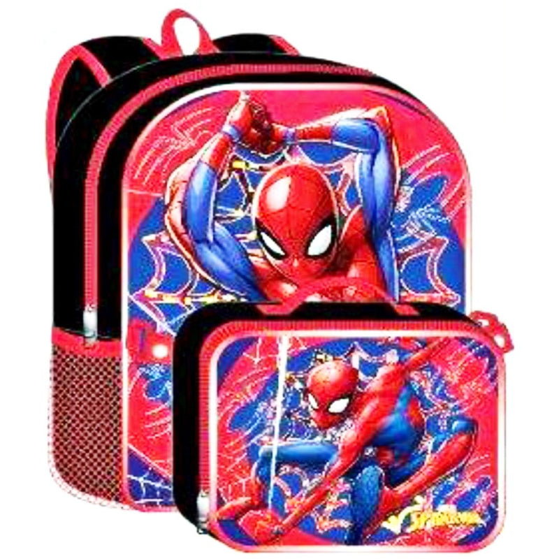 Spiderman 16"  Backpack/Lunch Bag Combo