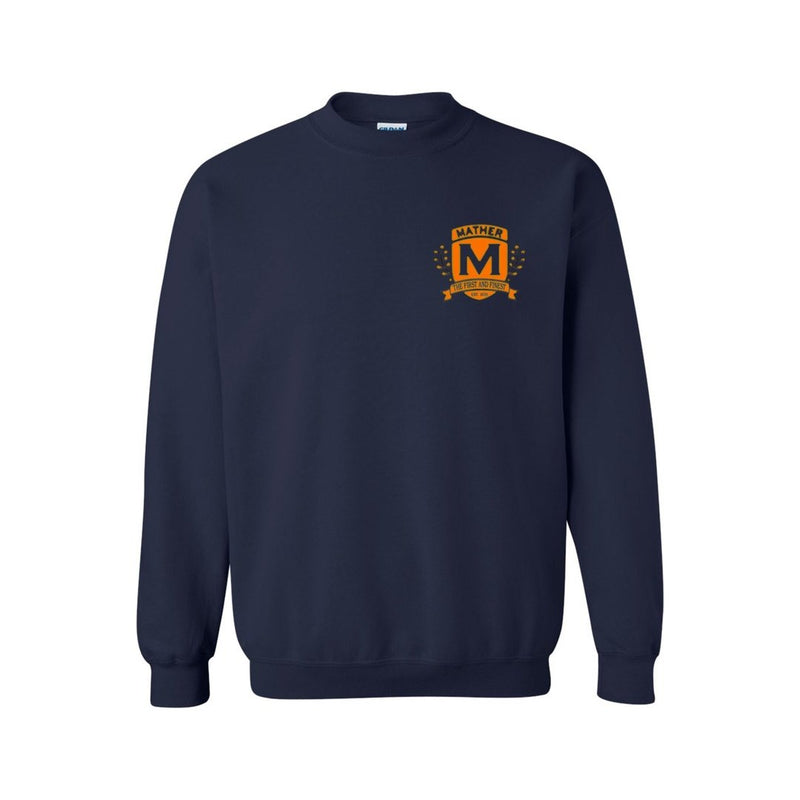 Mather K1-5 - Navy Crewneck Sweatshirt - Adult