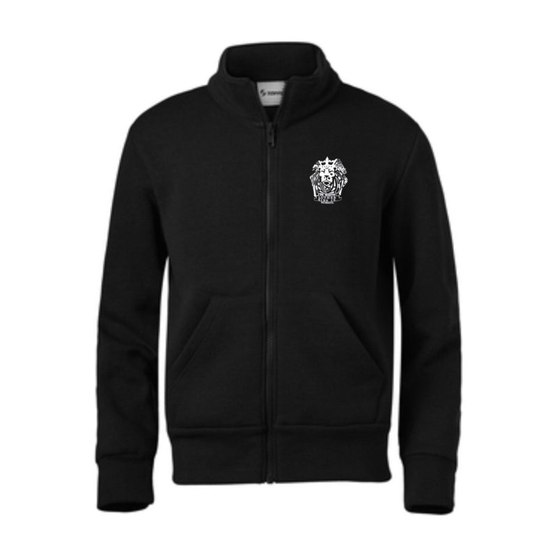 Martin Luther King Jr. 4-6th Full-Zip Black Mockneck Sweatshirt - Adult