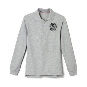 Martin Luther King Jr. K-3  Grey Long Sleeve Polo - Adult