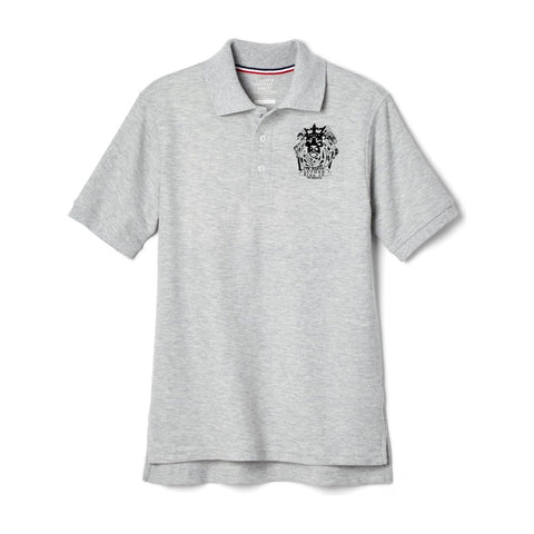 Martin Luther King Jr. K-3 Grey Short Sleeve Polo - Adult