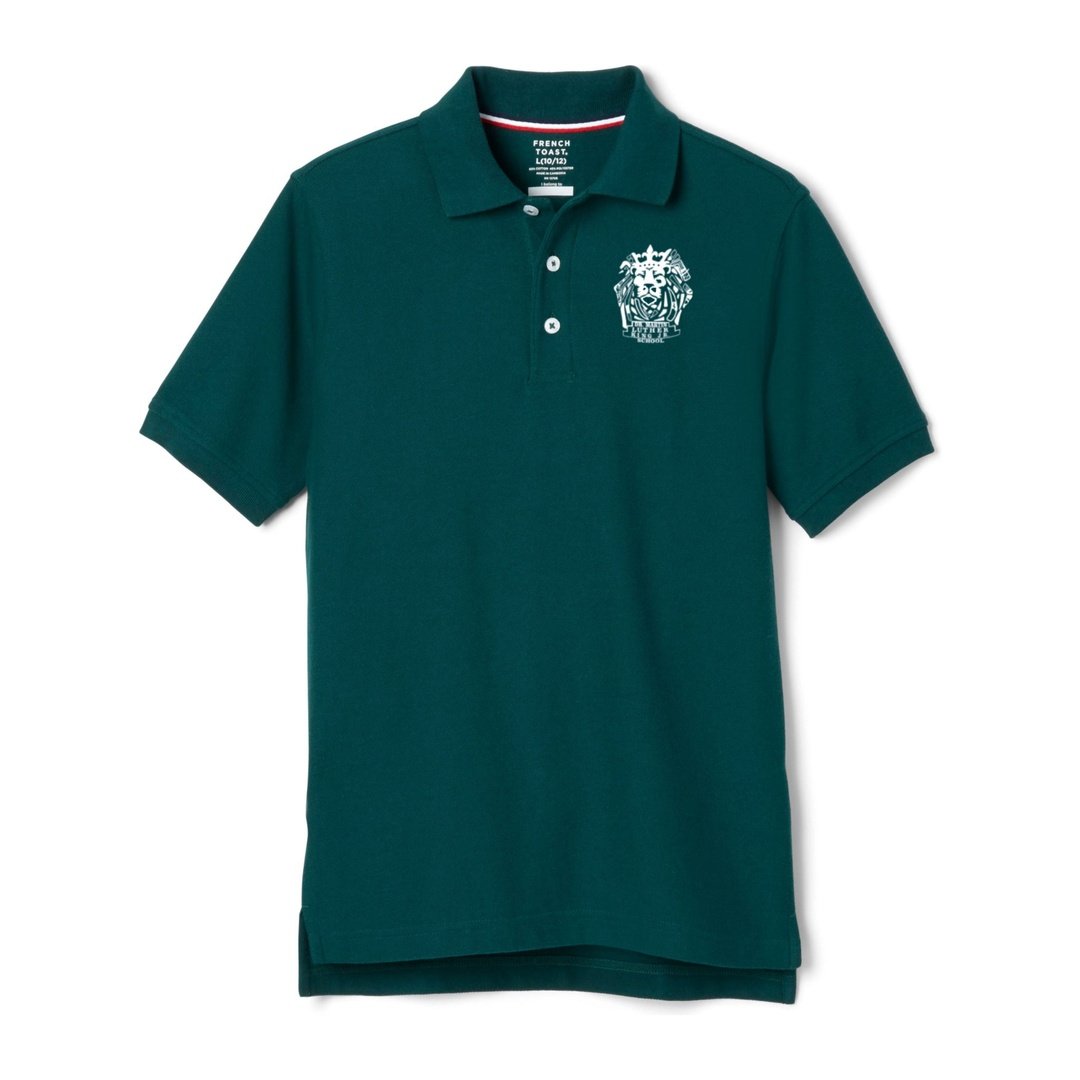 Martin Luther King Jr. 4-6th Hunter Green Short Sleeve Polo -Kids