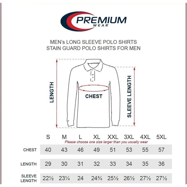 Premium Adult Long Sleeve Polo
