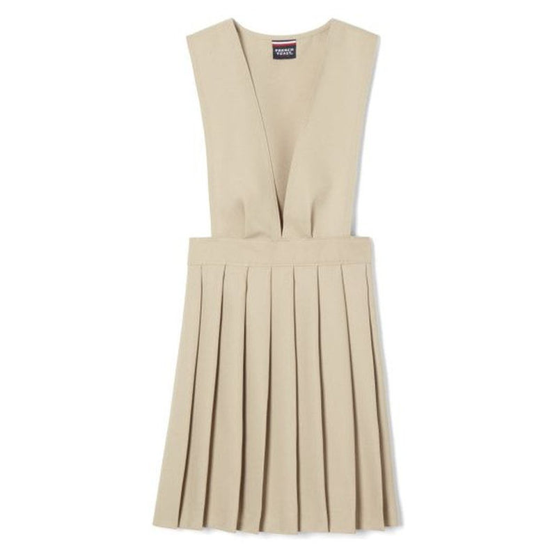 Toddler V-Neck Pleated Jumper