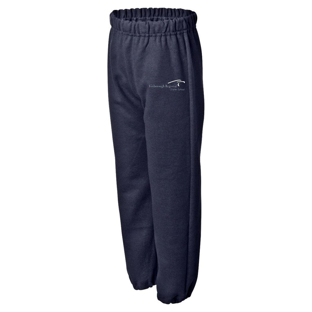 Foxborough Regional Charter Youth Fleece Gym Pants - Screen Printed - Boston School Uniform